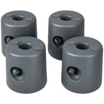 Gazebo Weights Set Of 4 For Pop Up Gazebo, 48kg | Light Grey