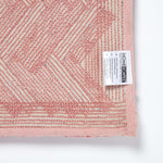 Chevron Geometric Pattern Thick Bathmat | 50 x 80cm | Blush Pink