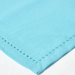 Plain Cotton Fabric 4 Napkins Set | 45cm x 45cm | Blue
