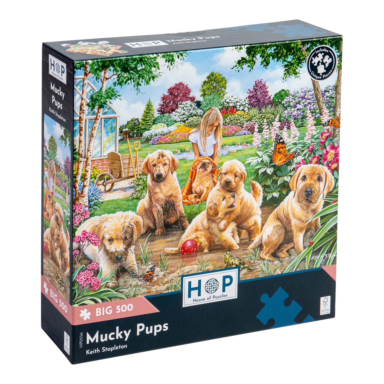 Mucky Pups - Big 500 Piece Jigsaw Puzzle For Adults, With Extra Large Pieces