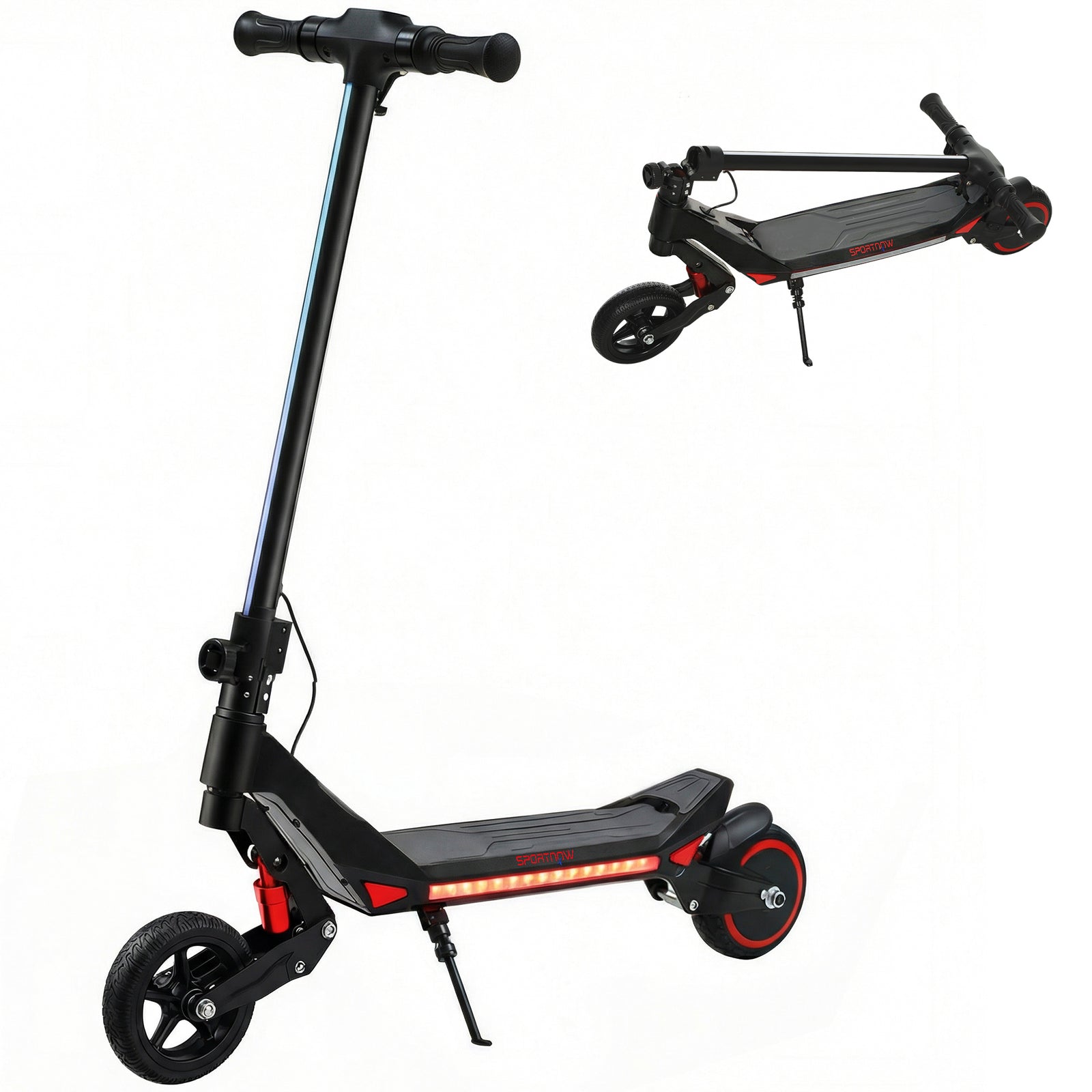 Electric Scooter For Kids, Foldable E Scooter For Age Age 6+ | Black