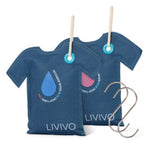 Livivo Hanging Reusable Wardrobe Dehumidifier Bags Pack Of 2