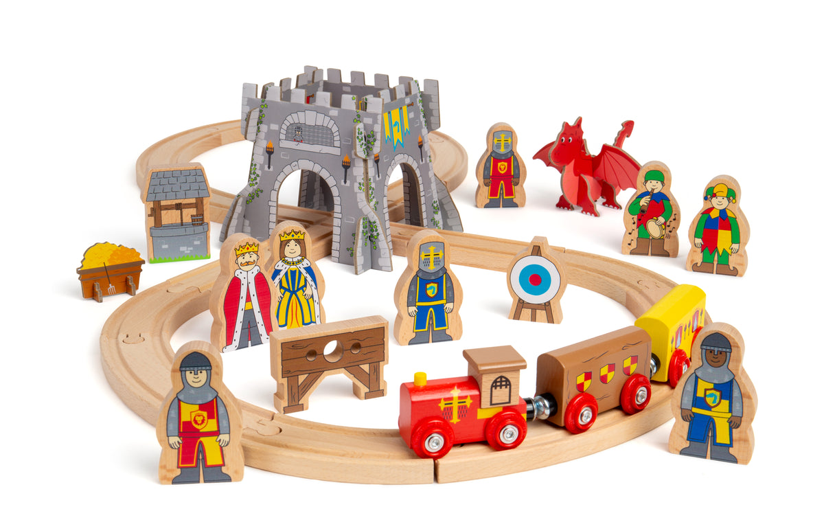 Bigjigs Rail Medieval Train Set