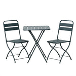 Colourways Vibrant Folding Patio Or Balcony Set | Green