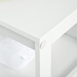 Wooden Bathroom Floor Cabinet With Door Corner Storage