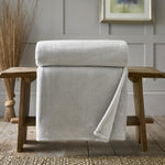 Hardwick Heavyweight Supersoft Fleece Throw | 150cm x 180cm | Silver