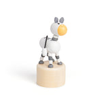 3pcs Wooden Animal Push Ups For Kids