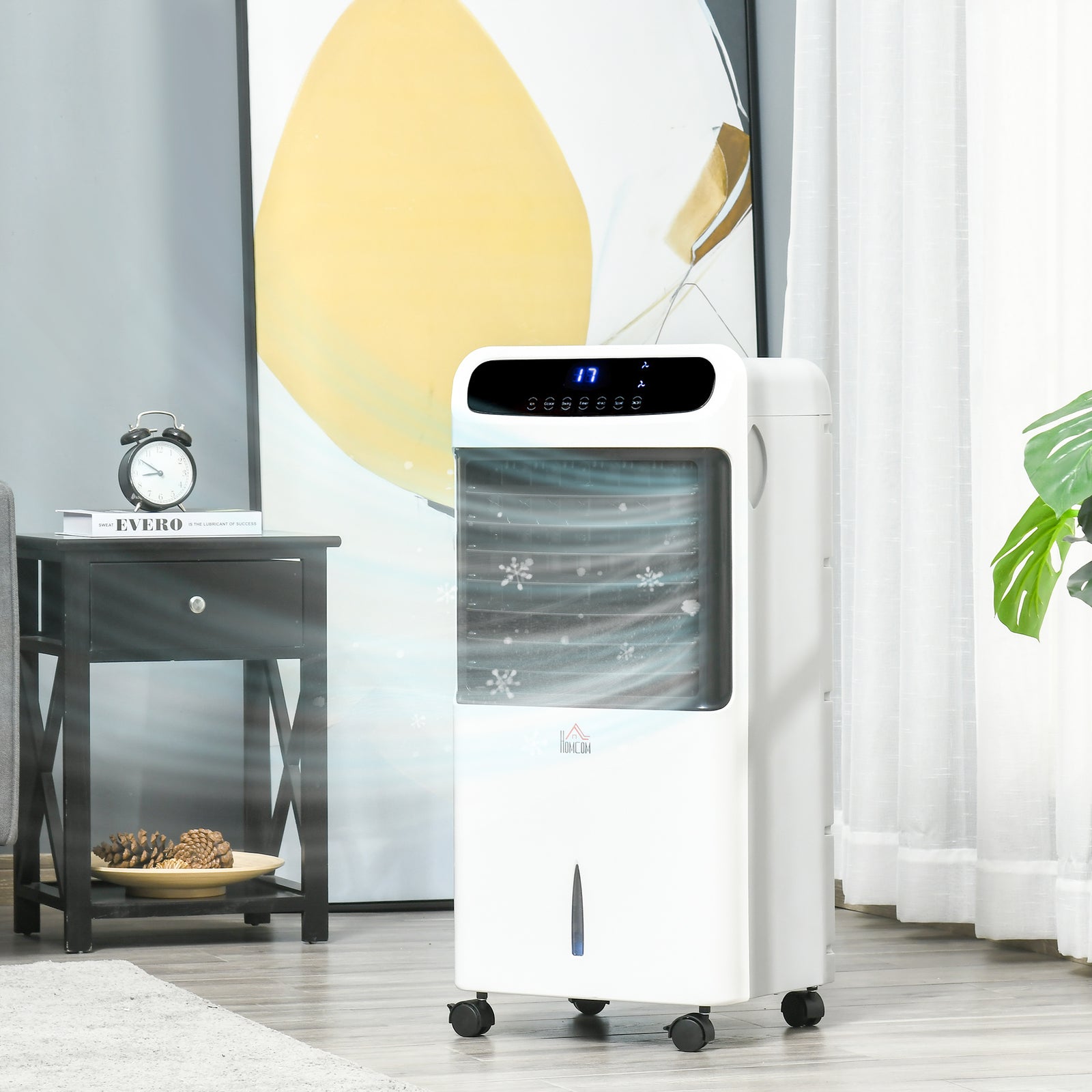 Mobile Air Cooler, Evaporative Ice Cooling Fan Humidifier