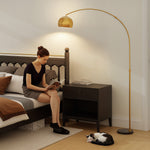 Arc Floor Lamp For Living Room, Free Standing Tall Lamp