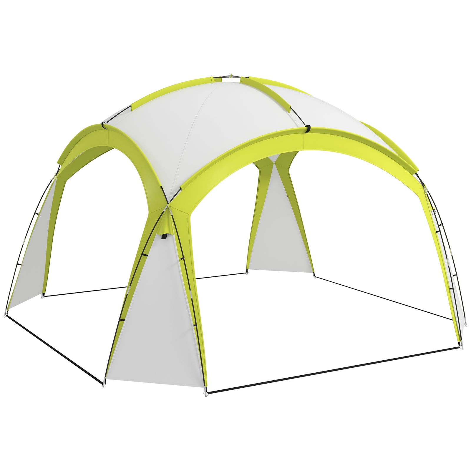Outdoor Gazebo Event Dome Shelter Party Tent For Garden 3.5 x 3.5m | Green