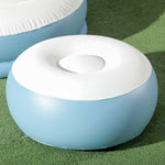 White Inflatable Lounger W/ Cup Holder