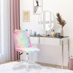 Fluffy Unicorn Office Chair Rainbow