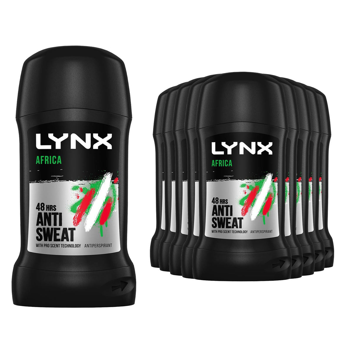 Africa Anti-perspirant Deodorant Stick 48 Hrs Fragrance - 12x50ml | Set of 12