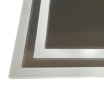 60x50/90x70cm Dimmable Bathroom Mirror With Led Lights | Medium | Silver