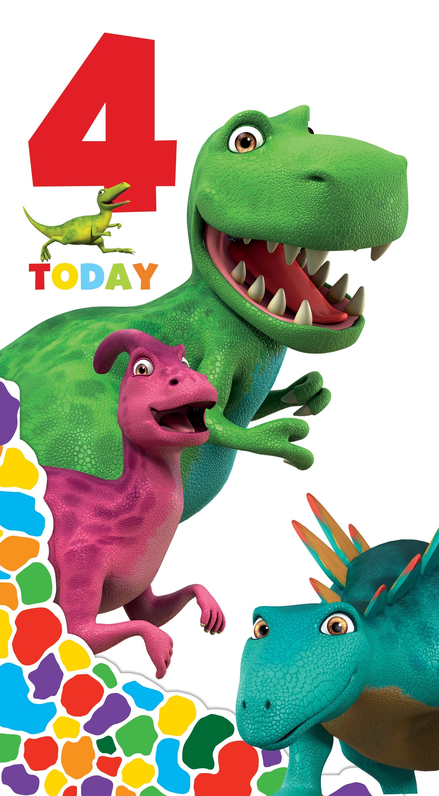 Age 4 Birthday Card Official Product