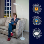 High Vision Floor Light, Silver, 25,000 Hr Led Panel | Silver