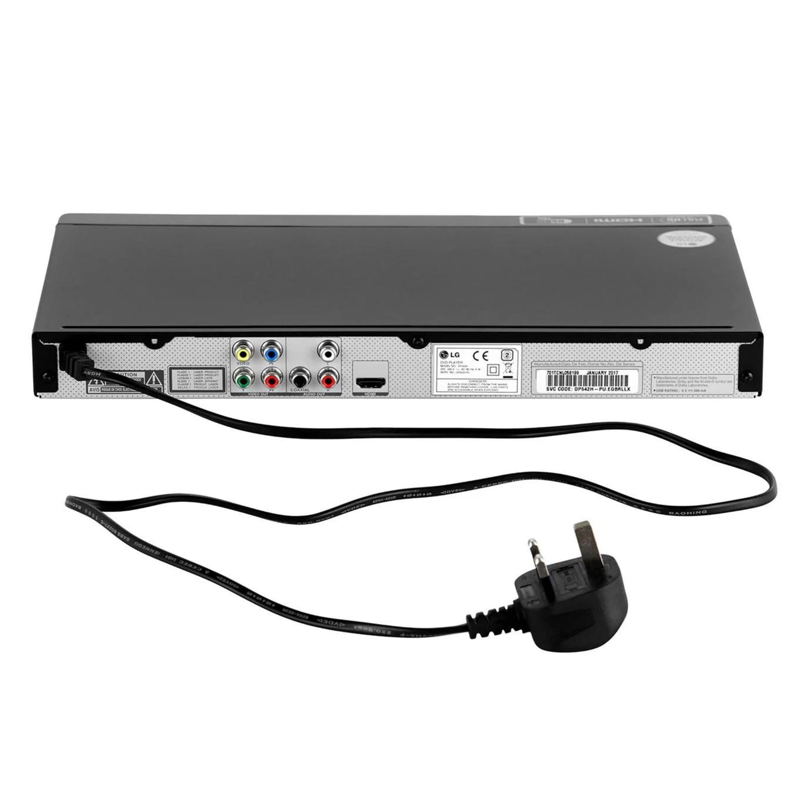 Dp542h Multi-region Dvd Player 1080p With Hdmi