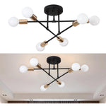Bath Plus TB+ Modern 6-light Semi-flush Mount Chandelier