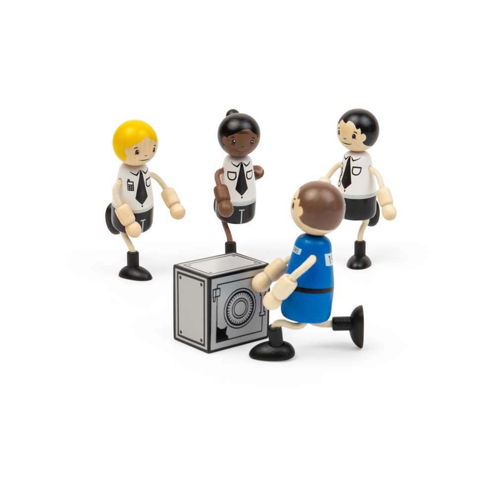 Tidlo Police Officer And Prisoner Dolls