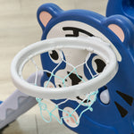 Kids Slide With Basketball Hoop, Basketball, For 18-36 Months | Blue