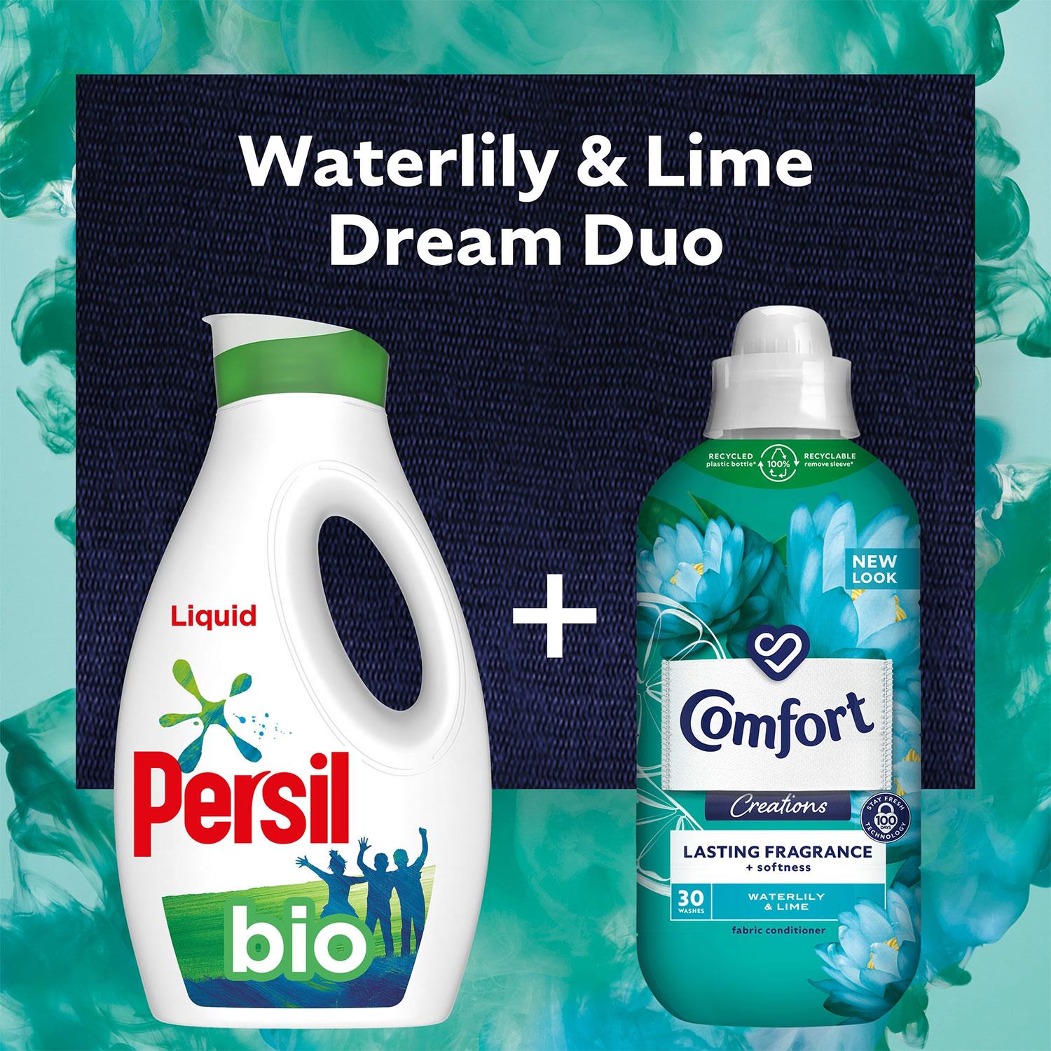 Fabric Conditioner Lasting Fragrance Waterlily & Lime 900ml, 30w | Set of 4