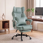 Big And Tall Office Chair With Lumbar Support | Light Blue