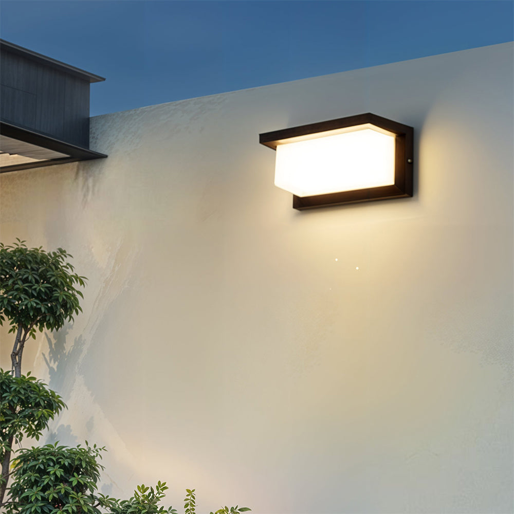 Outdoor Ip65 Waterproof Rectangular Wall Led Light