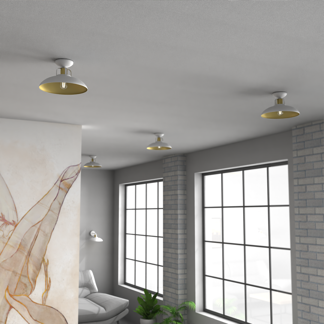 Ceiling Lamp Felix 1xe27 | White