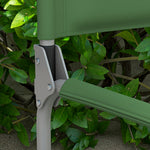 Folding Camping Chair Directors Chair W/table And Cup Holder | Green