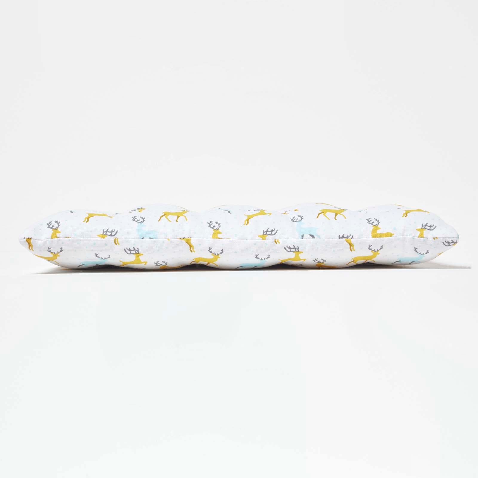 Christmas Seat Pad With Straps 100% Cotton 40 x 40cm | 40cm x 40cm | Grey