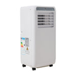 9000 Btu Portable Air Conditioner White Mobile Ac With Remote, 24h Timer, Wifi Smart Control & App, Cooling& Fan