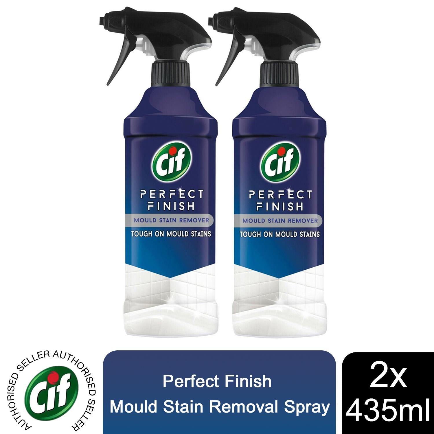 Perfect Finish Mould Stain Removal Spray 435ml, 2pk