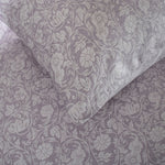 William Plush Brushed Cotton Duvet Set With Soft Printed Design | Super King | Pink