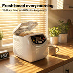 Spector Bread Maker 2lb Loaf Machine With 19 Programmer Timer 3 Crust Non-stick