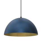 Pendant Light Beta Navy Blue/gold 1xe27 35cm
