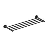 Towel Rack & Shelf, Matt Black, 60cm, Anti-corrosion, Start Collection