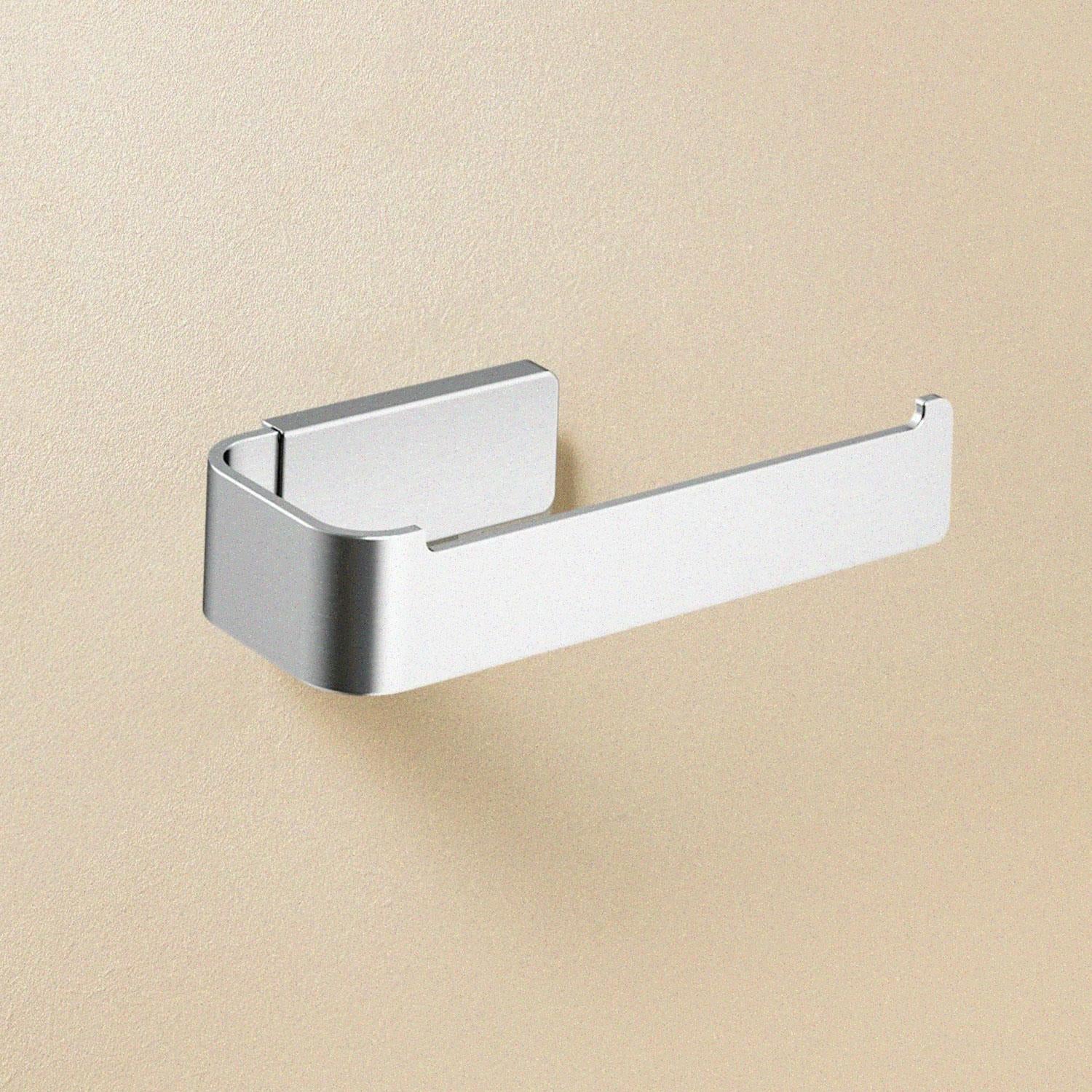 Toilet Roll Holder, Brushed Stainless Steel, Nea Collection