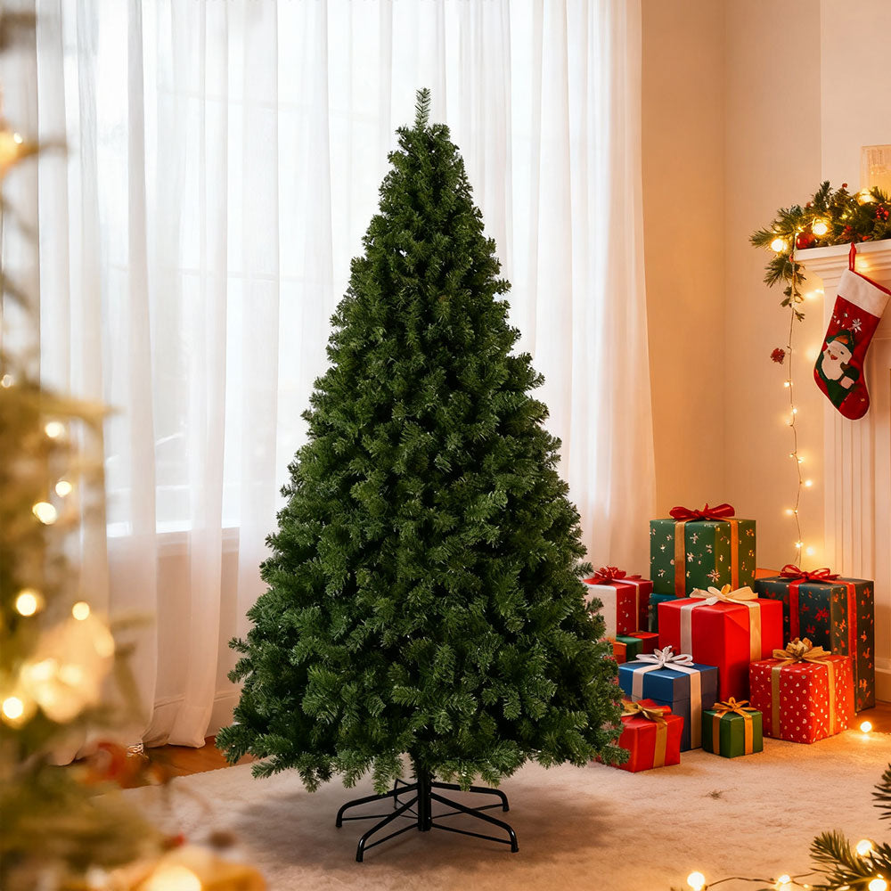 Green Artificial Christmas Tree With Metal Stand | 95cm | Green