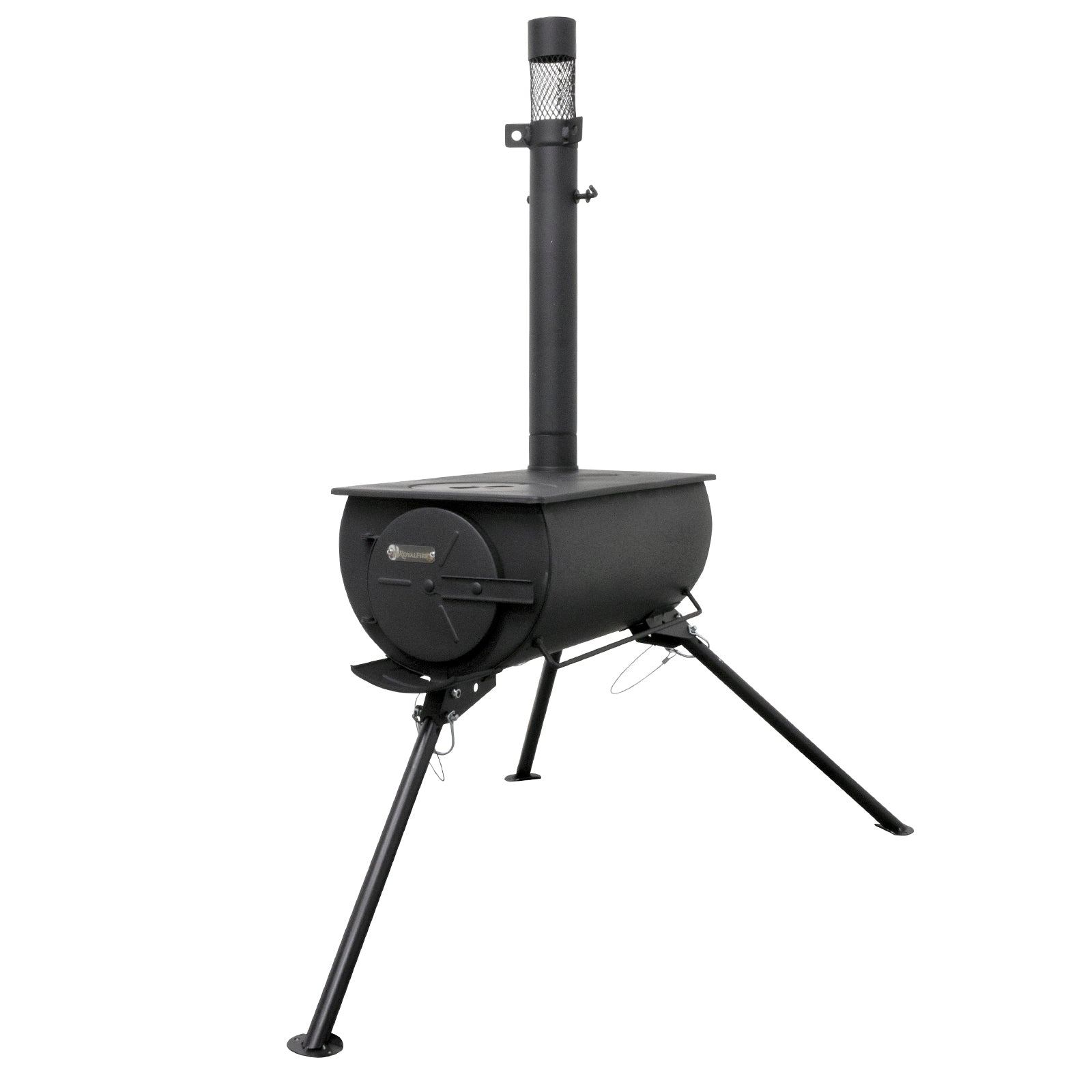 Orion Portable Tri-pod Tent Stove In Black | Black