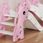 3 In 1 Kids Slide With Climber, Basketball Hoop And Ball | Pink