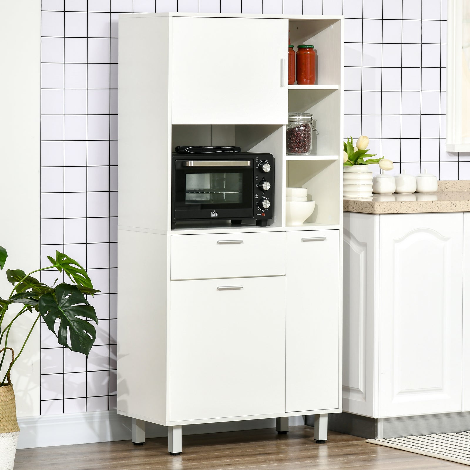 Kitchen Organizer Cabinet With Drawer