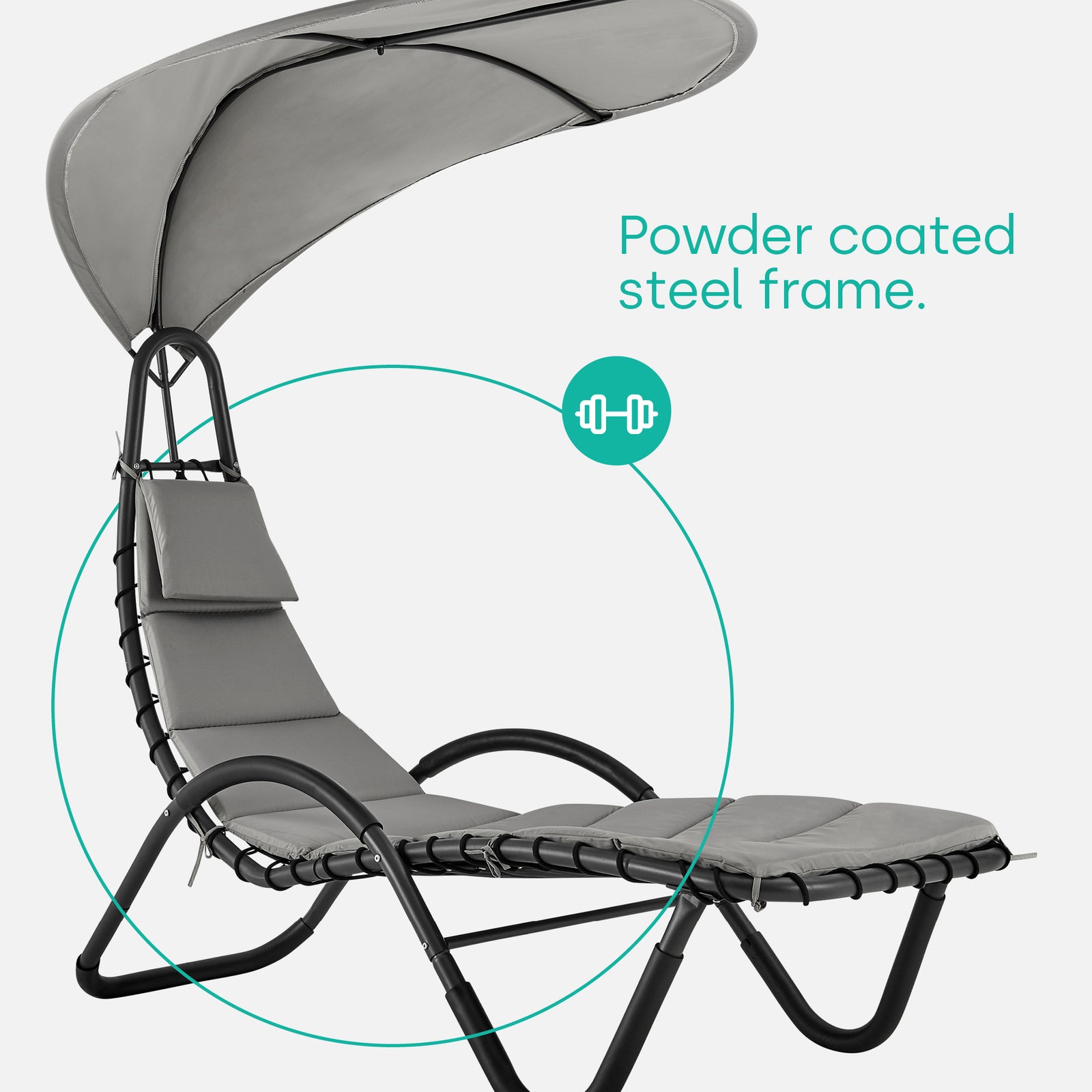 Bali Sun Lounger - Grey