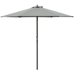 2.8m Patio Umbrella Parasol Outdoor Table Umbrella | Dark Gray