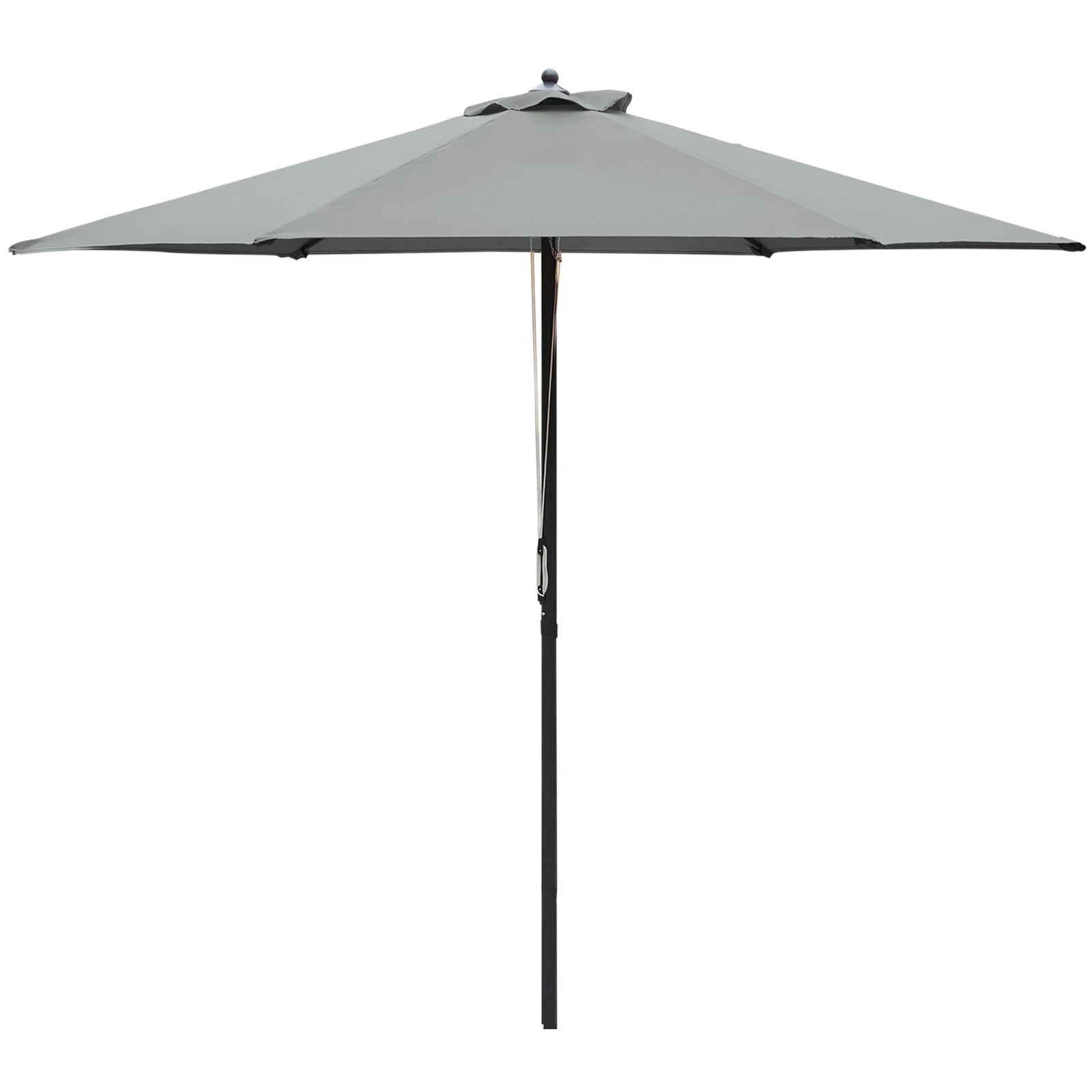 2.8m Patio Umbrella Parasol Outdoor Table Umbrella | Dark Gray