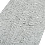 Pvc Wooden Self-adhesive Laminate Flooring Planks For Home Decor | Grey