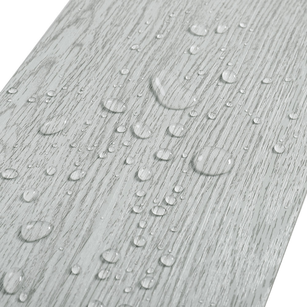 Pvc Wooden Self-adhesive Laminate Flooring Planks For Home Decor | Grey