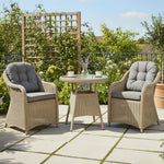 Sicilia Rattan 2 Seat Bistro Set | 2 Seat | Sandy Oak