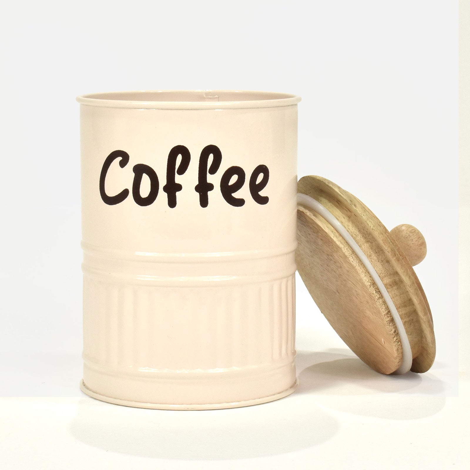 Set Of 3 Cream Tea, Coffee, Sugar Canisters