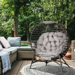 Egg Chair With Cushion Steel Frame