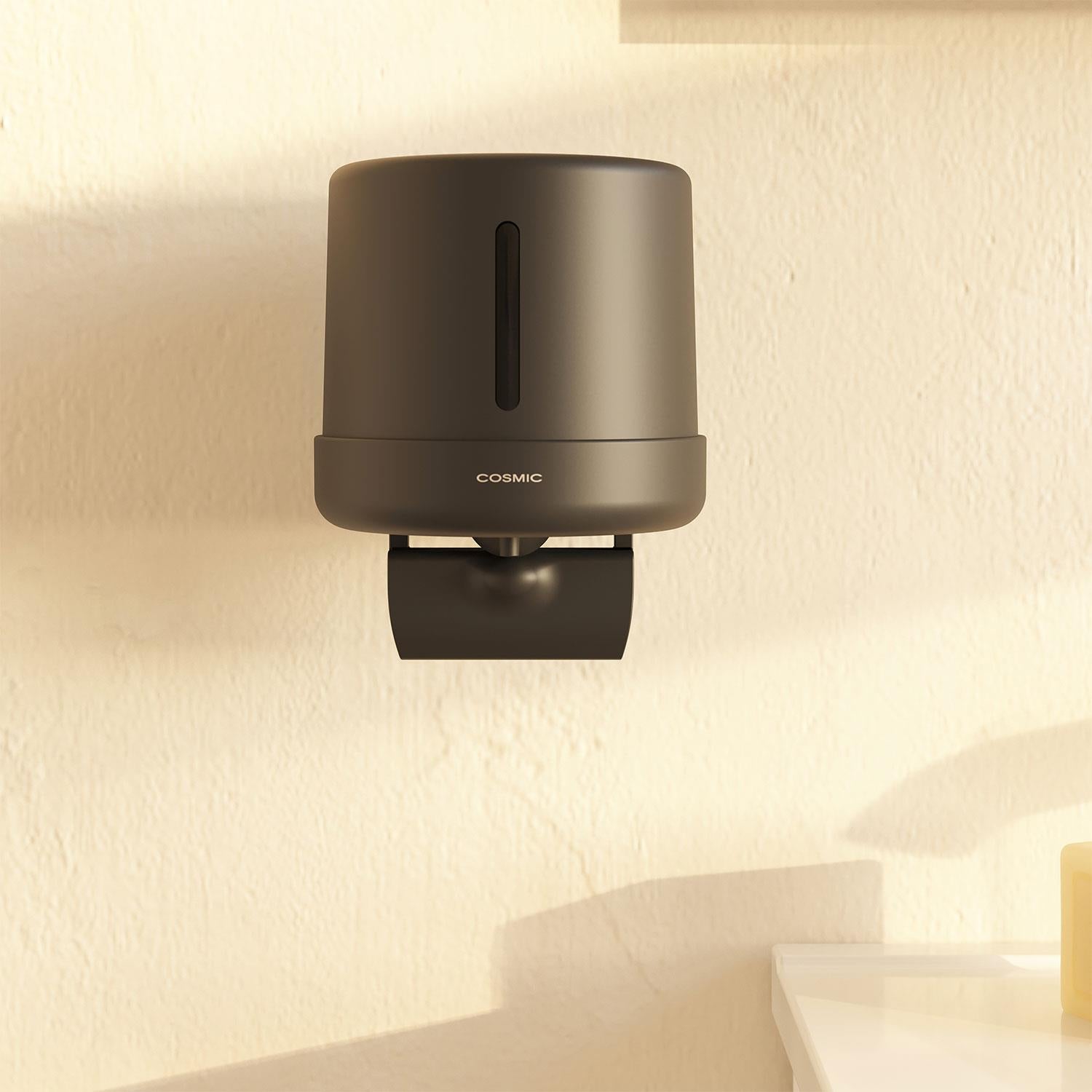 Soap Dispenser 400ml Black, Wall-mounted, Architect S+ Collection